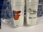 Lot Of  25  22oz Miller Lite Mlb Baltimore Orioles Plastic Beer Cups New   Nos