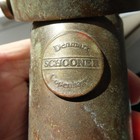 Vtg Brass Ship Gimbal Candle Holder Schooner Maritime Marine Sconce 5 25    Tall
