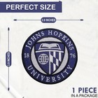 Johns Hopkins University Logo Iron On Patch-sew Patch-embroidered Patch 3 9 