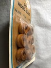 New Pack Of 8 Brown Round Disc Shape Wood Macrame Beads 1  Diam By Fibre-craft