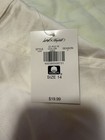 Lord And Taylor Lt Sport Women   s Cargo Shorts 14 White Cotton Pockets Mid Rise