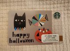 Starbucks  Lot Of 2   happy Halloween  Gift Cards  2017   2022 - New  Gifts