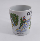 Vintage Cedar Point Amazement Park Souvenir Ceramic Coffee Cup Mug 3 5  Tall