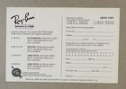 Vintage Singapore Ray Ban Sunglasses Advertising Postcard