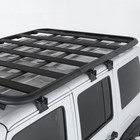 Smittybilt J01 Defender Platform Roof Rack Mounts For 07-18 Jeep Wrangler Jk