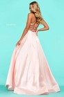 Sherri Hill 53661 Size 2 Blush Formal Prom Dress Evening Gown Baby Pink Pockets 