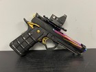 Tokyo Marui Ops Tac Tactical 45 Black  Gold  Rainbow Airsoft Pistol With Laser