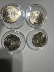 Full Set 4 Mexico 20 Pesos Fifa World Cup 2026 Commemorative Coins Unc With Case