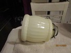 Antique Vintage 4  Pale Light Yellow Lamp Light Shade With Mount