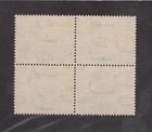    egypt   King Farouk 100m   Overprint Year 1952   Scoot  313  Block Of 4
