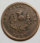 1832 Nova Scotia One Penny Token 0398
