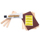 Sun Cure 1oz Fiberfill Mini Kit W sandpaper Surfboard Repair 1 Oz  Black