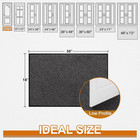 Mibao Front Door Mat  Dirt Trapper Welcome Mat For Outdoor Indoor  Non-slip Wate