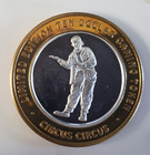  10 Casino Gaming Token - Circus Circus -  999 Silver - Clown