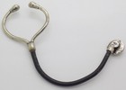 Vintage Italian Handmade Genuine Silver  800 Stethoscope Dollhouse Miniature