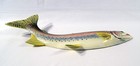 Hand Painted 18  Large Rainbow Trout Game Fish Wall Mount Decor Sculpture Fa83b