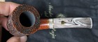 Mastro De Paja Gladiator Spartacus  2 Briar Pipe Italy Acrylic Stem - New
