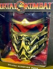 2021 Trick Or Treat Studios Mortal Kombat Scorpion Deluxe Mask  mortal Kombat X 