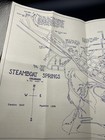 Vintage Steamboat Springs Co Map And Tourist Information Foldout 1954