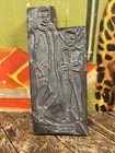 Antique C  1919 Stephenson Underwear Printing Block Sign Sleep Wear Indiana Rare