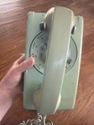 Western Electric 1971 Rotary Wall Telephone Model 554 Original Moss Green