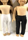 18 Inch Doll Clothes Lot Of 2 Black White Leggings Pants Fits 18  American Girl