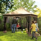 Outsunny 12 X 12 Ft  Pop Up Canopy Tent Instant Shelter Beige