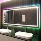 Ultra Large   bright Led Bathroom Mirror Anti-fog Full Length Vanity Mirror