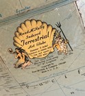 Vintage 1930s Rand Mcnally 9     Indexed Terrestrial Art Globe Metal Base Mcm