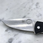 Spyderco Tenacious Folding Pocket Knife Plain 3 3  8cr13mov Steel Blade G10
