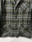 Vintage Pendleton Checkered Wool Shirt Jacket Box Silhouette Size Medium