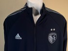 Adidas Men s Blue Full Zip Kansas City Sporting Soccer Mls Jacket Large L Euc