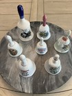 Lot Of Souvenir Glass Bells  Sc  Ky  Az  Fl  Mo  Ms  Whole Lot or Choose A State