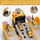 Construction Toys Truck Crane For - Truck Race Track Eject Car Set Excavator    