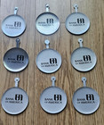 Nine  9  Bank Of America Metal Badges Buttons  you re The Top   Clip On - 1970 s
