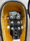 Grecro Sa-450 Vintage Electric Guitar Hard Case Rare F-holeless Used