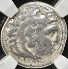 Alexander The Great 336bc-323bc Ngc Genuine Silver Coin Greek Kingdom Macedon