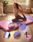 Thick Folding Gymnastics Mat  home Gym Tumbling Mat Floor  exercise Fitness Yoga