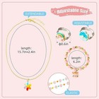 Little Girl Jewelry Set  Princess Necklaces Rings Jewelry Bracelet For Girls 3-8