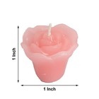 12 Pink Mini Roses Floating Candles Party Wedding Centerpieces Supplies