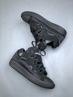 Leather Curb Triple Black Unisex Fashion Street Board Shoes Casual Sneakers