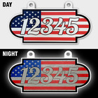 Double Sided Super Reflective Customized Fancy Shaped Hanging Mailbox Address