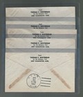 1937 Pan Am Trans Pacific Set Of 5 Honolulu Hawaii Sf Guam Us First Flight Cover