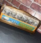 Vintage 1970s Wooden Spice Rack   Bottles Unopened New Retro Kitchen Taiwan