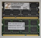 16gb 2x 8gb Pc3-10600 Laptop Sodimm Ddr3 1333mhz Memory Ram Laptop Memory