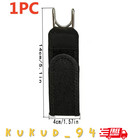 2pcs Tactical Metal Hook Elastic Belt Buckle-less Invisible Waist Belt Closure