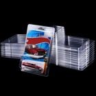 24pack Clear Protector Case Plastic Display Fit For Hot Wheels   Matchbox Basic