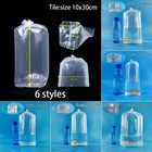 50pcs Aquarium Breathing Bags Breather Bags Transport Fish Flat Bottom Bags
