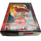 Vintage Coca Cola 1997 Christmas Santa Playing Cards Deck - New Sealed X 2