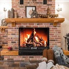 Gas Fireplace Logs Ceramic Wood Logs 10 Pcs For Firebowl  Firetable  Fire Pits